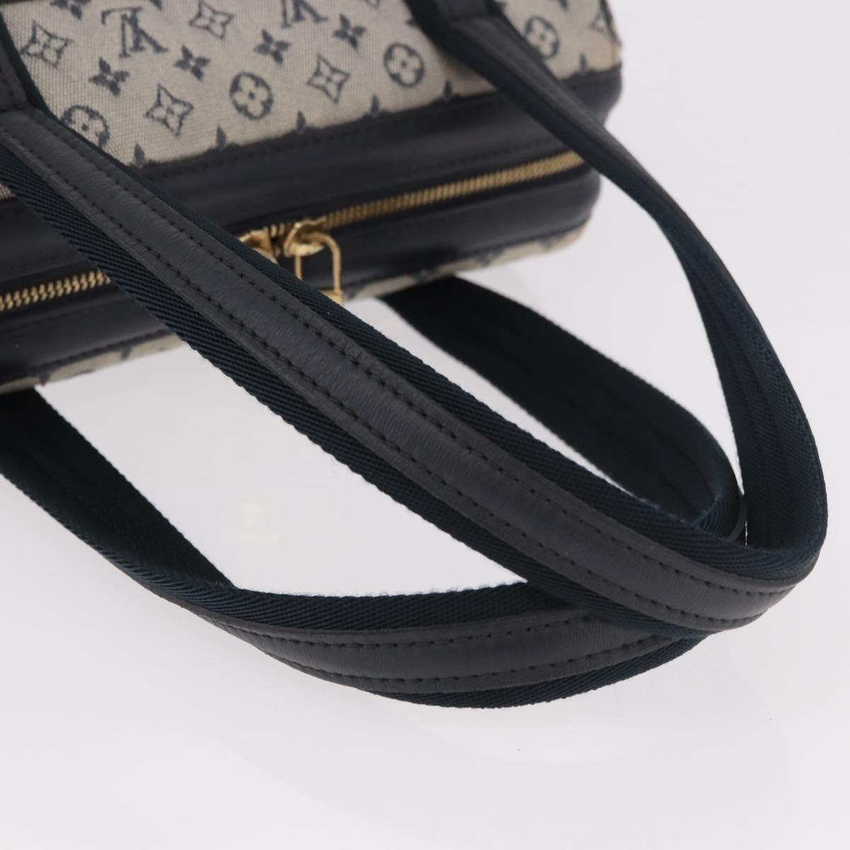 LOUIS VUITTON Monogram Mini Josephine PM Hand Bag Blue M92049 LV Auth ep14664A