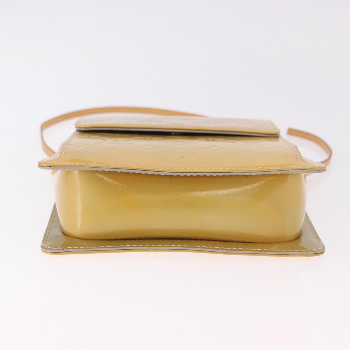 LOUIS VUITTON Monogram Vernis Motto Accessory Pouch Gris M91030 LV Auth ep14666