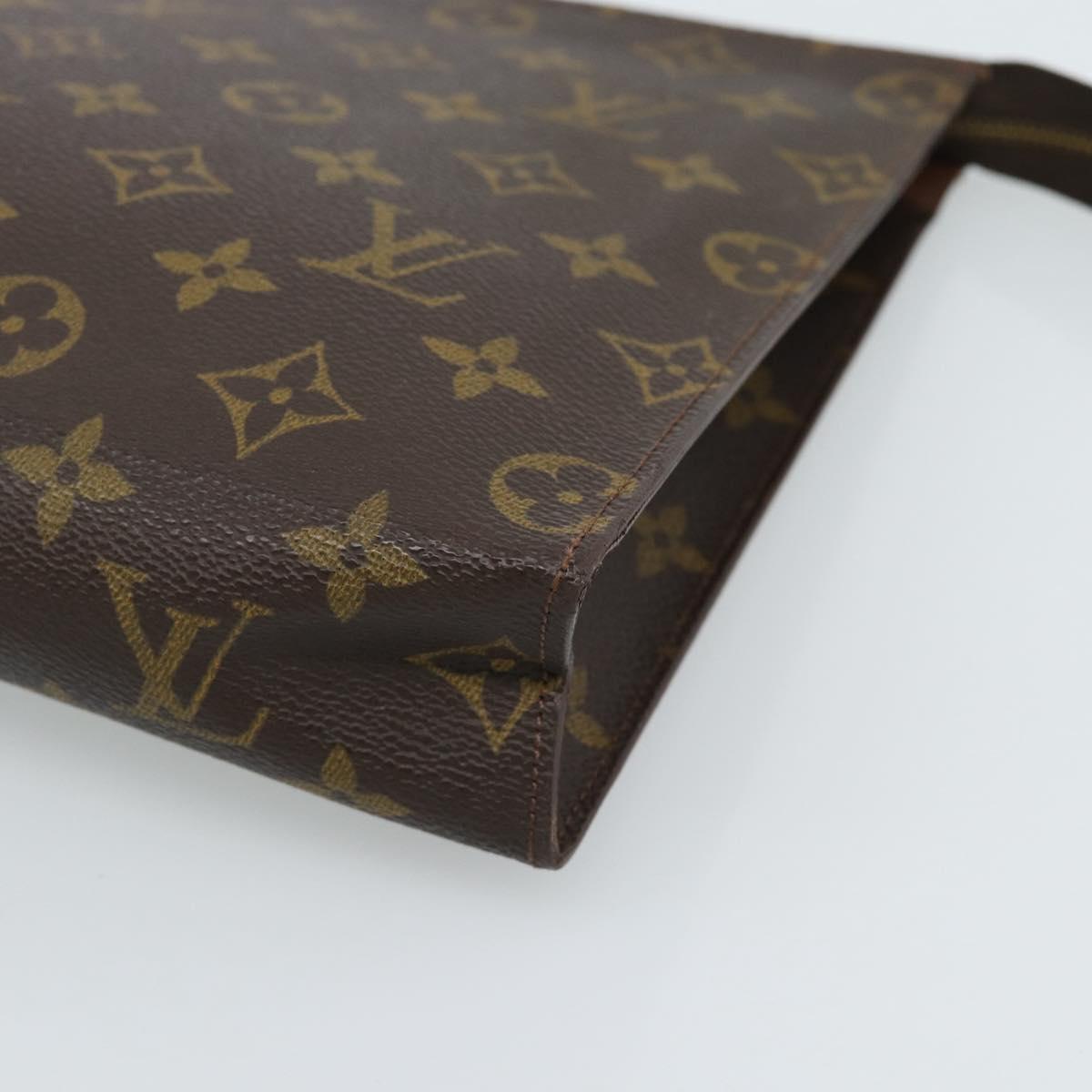 LOUIS VUITTON Monogram Poche Toilette 26 Pouch M47542 LV Auth ep14667A