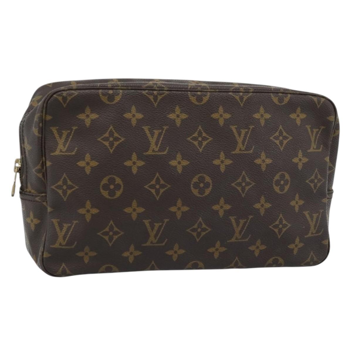 LOUIS VUITTON Monogram Trousse Toilette 28 Clutch Bag M47522 LV Auth ep14668A