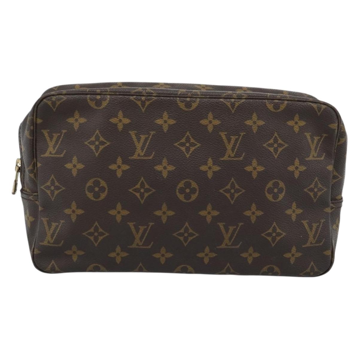 LOUIS VUITTON Monogram Trousse Toilette 28 Clutch Bag M47522 LV Auth ep14668A