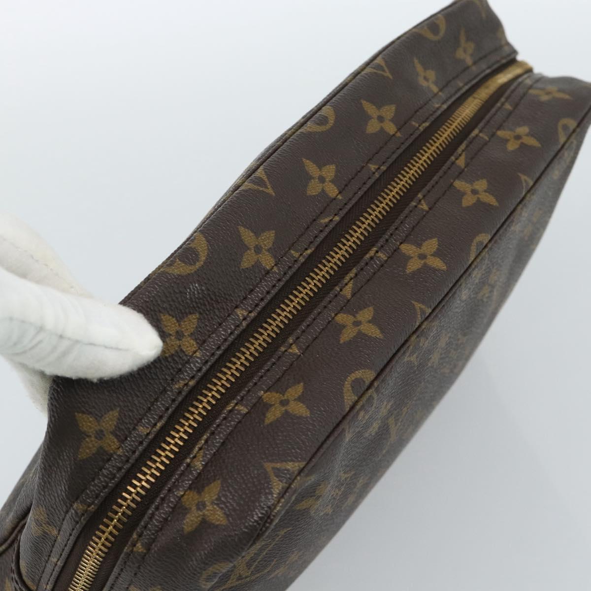 LOUIS VUITTON Monogram Trousse Toilette 28 Clutch Bag M47522 LV Auth ep14668A