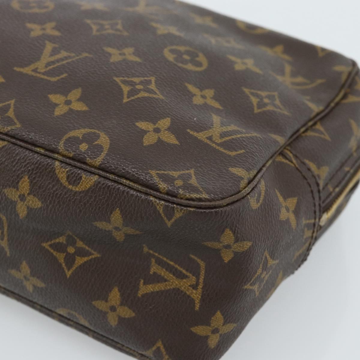 LOUIS VUITTON Monogram Trousse Toilette 28 Clutch Bag M47522 LV Auth ep14668A