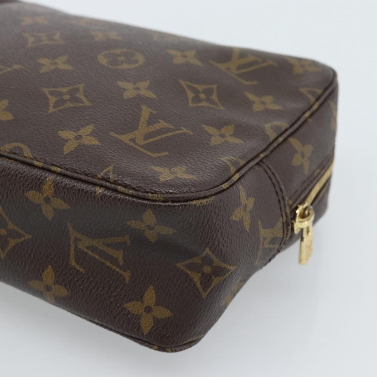 LOUIS VUITTON Monogram Trousse Toilette 23 Clutch Bag M47524 LV Auth ep14669A