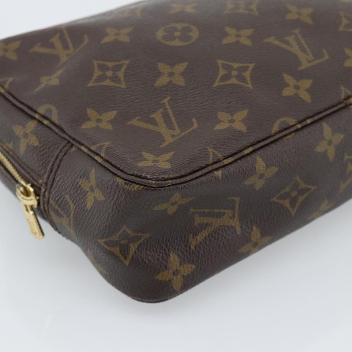LOUIS VUITTON Monogram Trousse Toilette 23 Clutch Bag M47524 LV Auth ep14669A