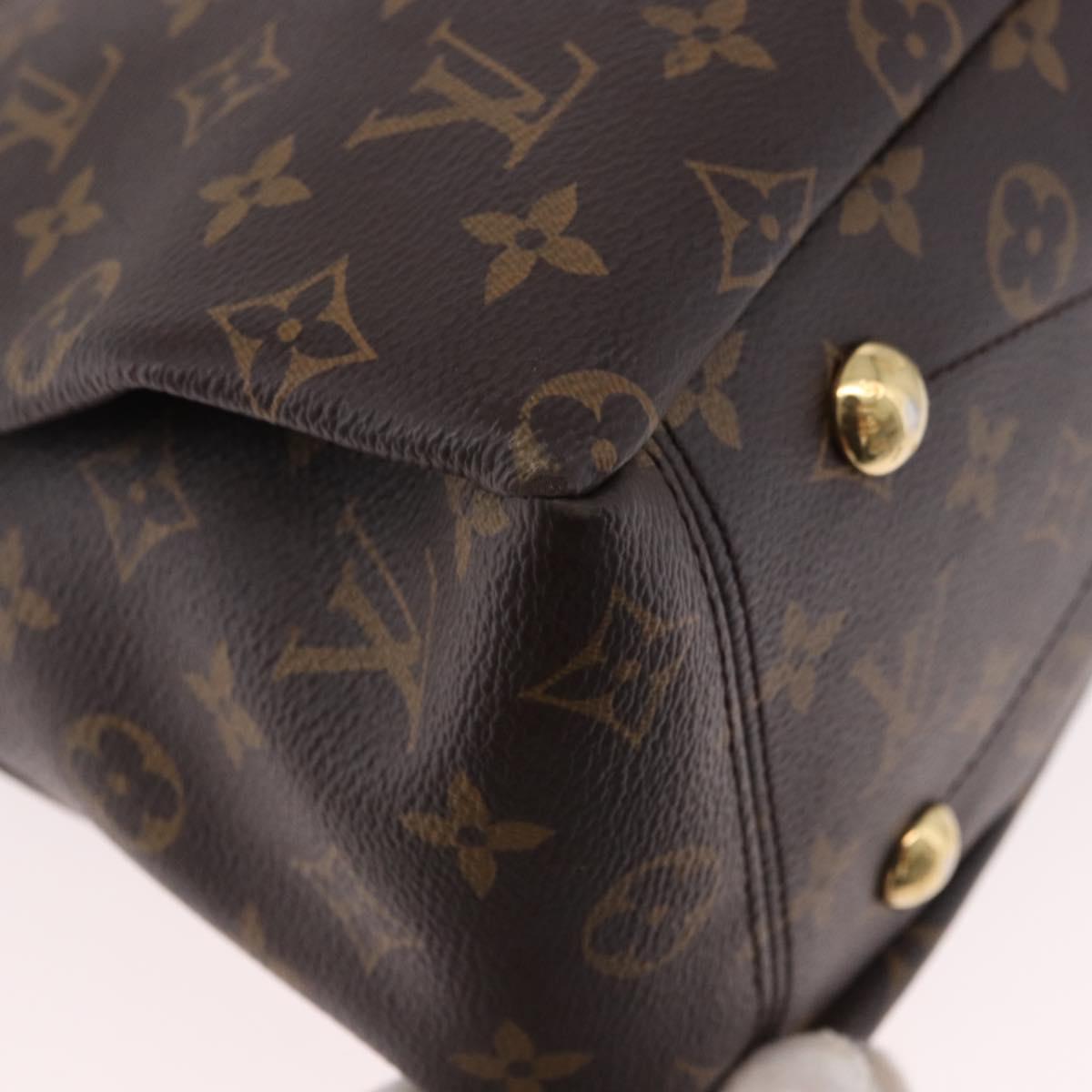 LOUIS VUITTON Monogram Pallas MM Hand Bag 2way Red M41175 LV Auth ep14670A