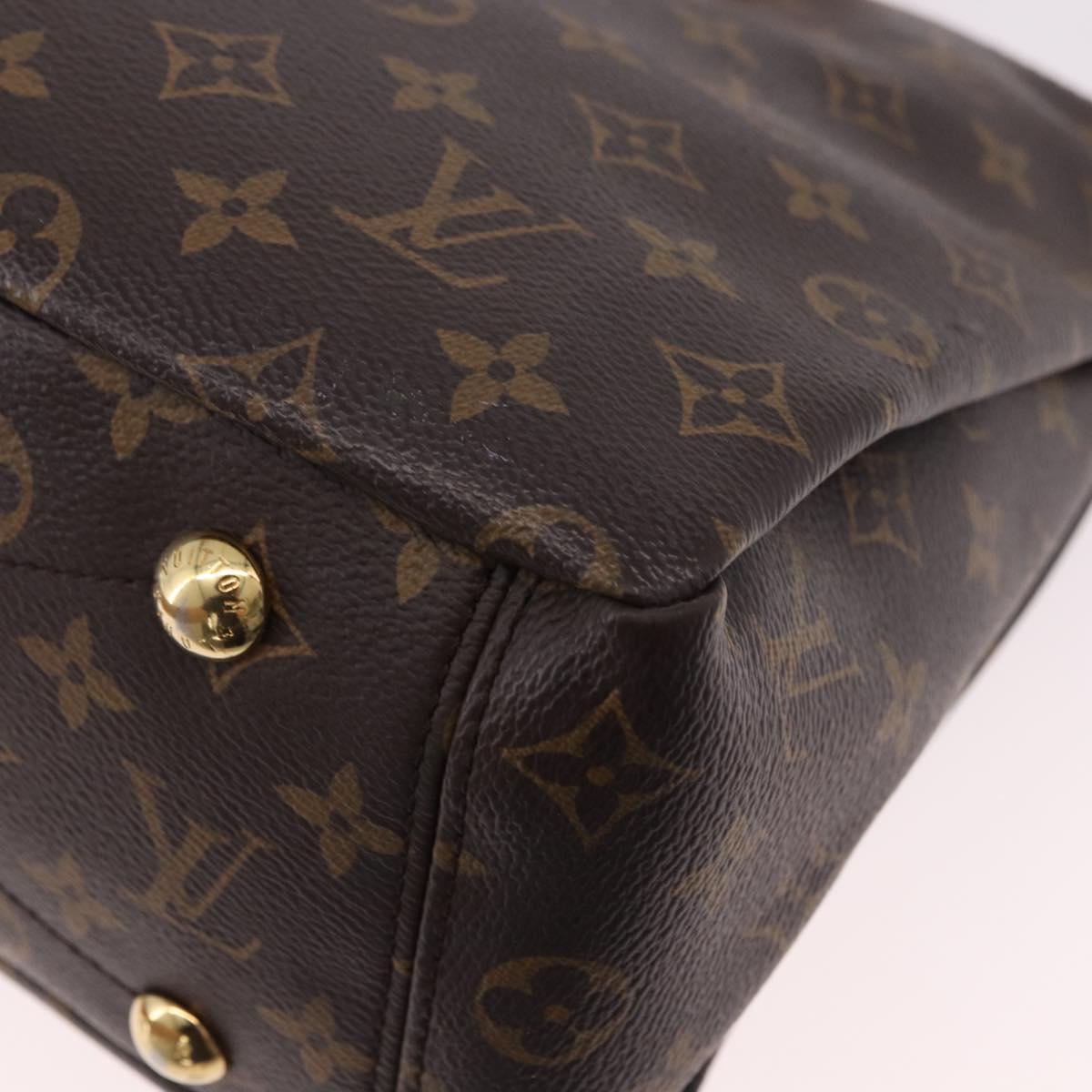 LOUIS VUITTON Monogram Pallas MM Hand Bag 2way Red M41175 LV Auth ep14670A
