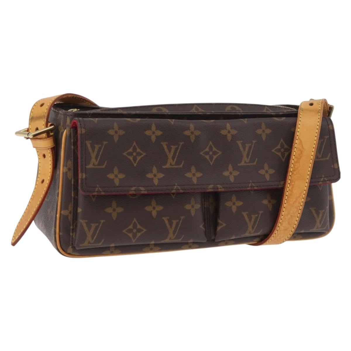 LOUIS VUITTON Monogram Viva Cite MM Shoulder Bag M51164 LV Auth ep14671A