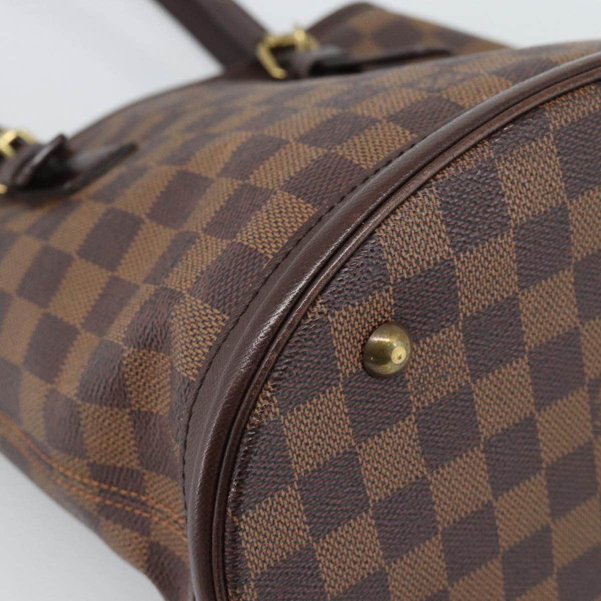 LOUIS VUITTON Damier Ebene Marais Shoulder Bag N42240 LV Auth ep14674
