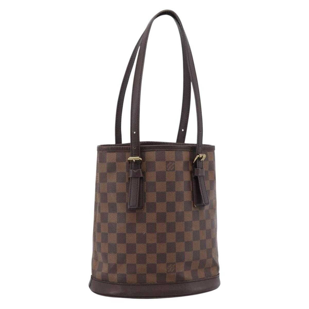 LOUIS VUITTON Damier Ebene Marais Shoulder Bag N42240 LV Auth ep14674
