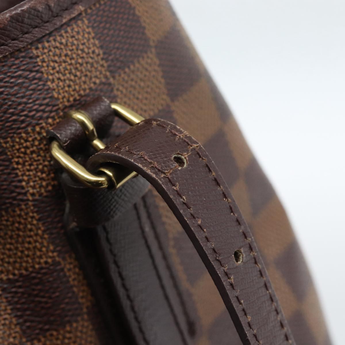 LOUIS VUITTON Damier Ebene Marais Shoulder Bag N42240 LV Auth ep14674