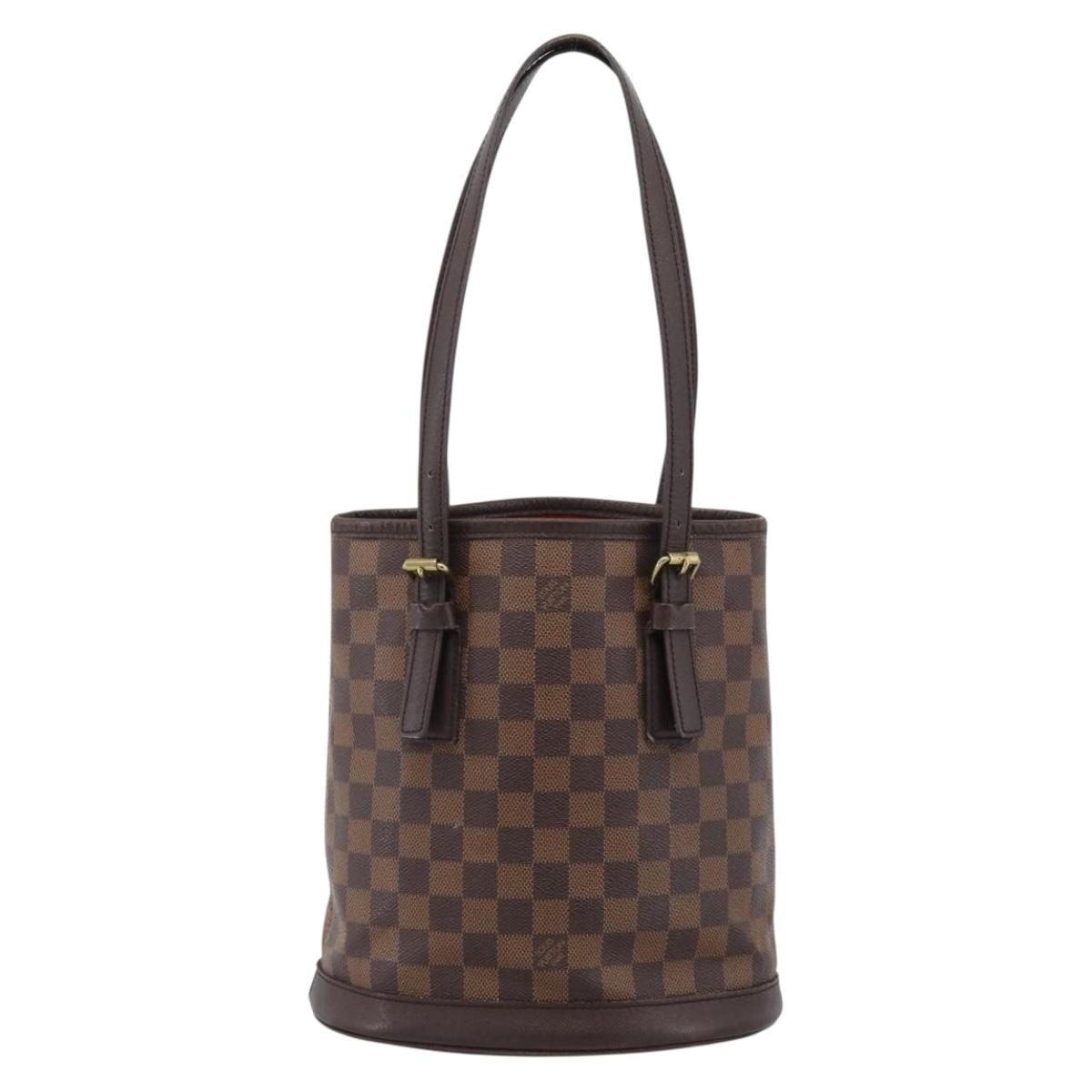 LOUIS VUITTON Damier Ebene Marais Shoulder Bag N42240 LV Auth ep14674