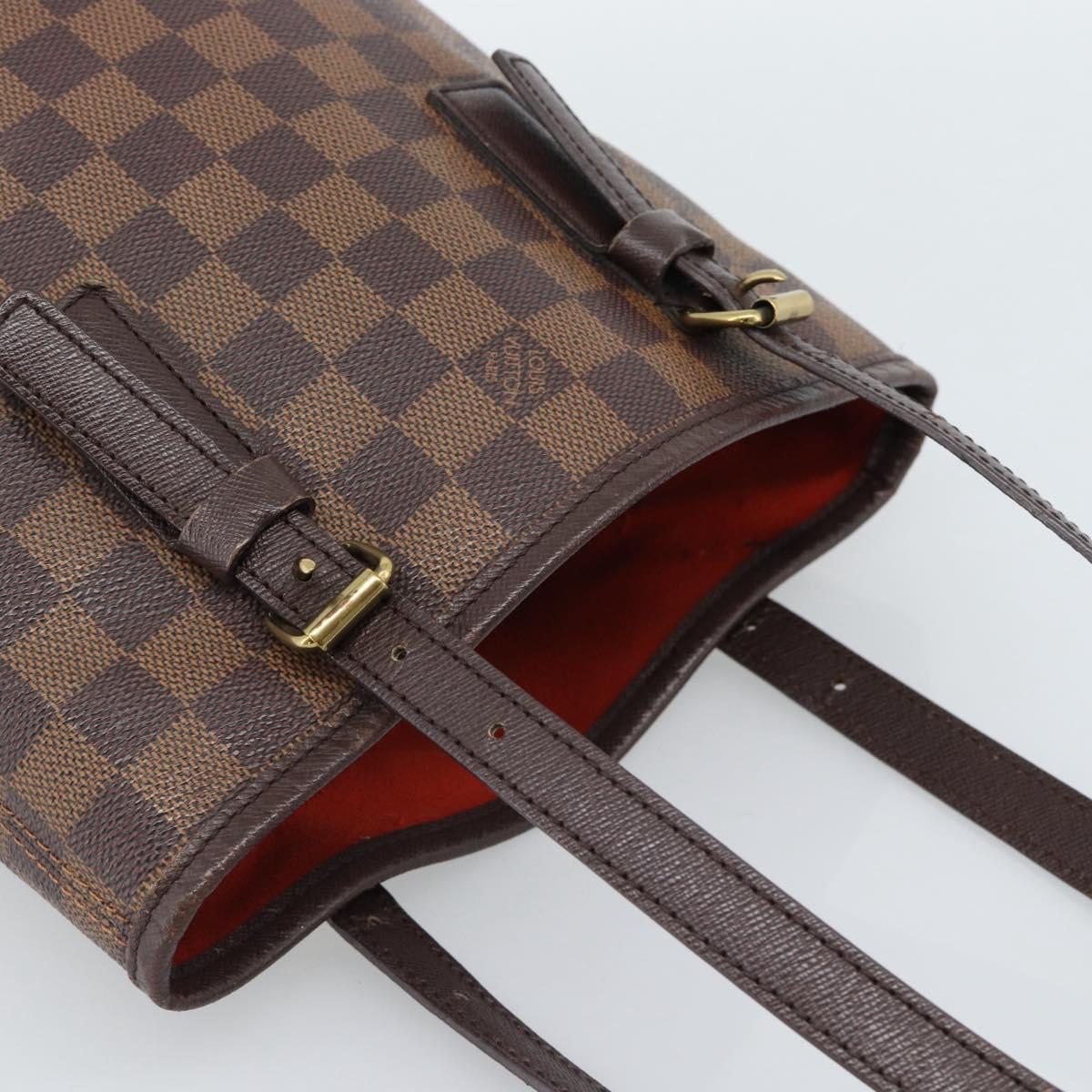 LOUIS VUITTON Damier Ebene Marais Shoulder Bag N42240 LV Auth ep14674