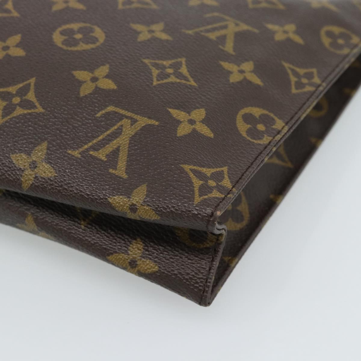 LOUIS VUITTON Monogram Poche Toilette 26 Pouch M47542 LV Auth ep14675A