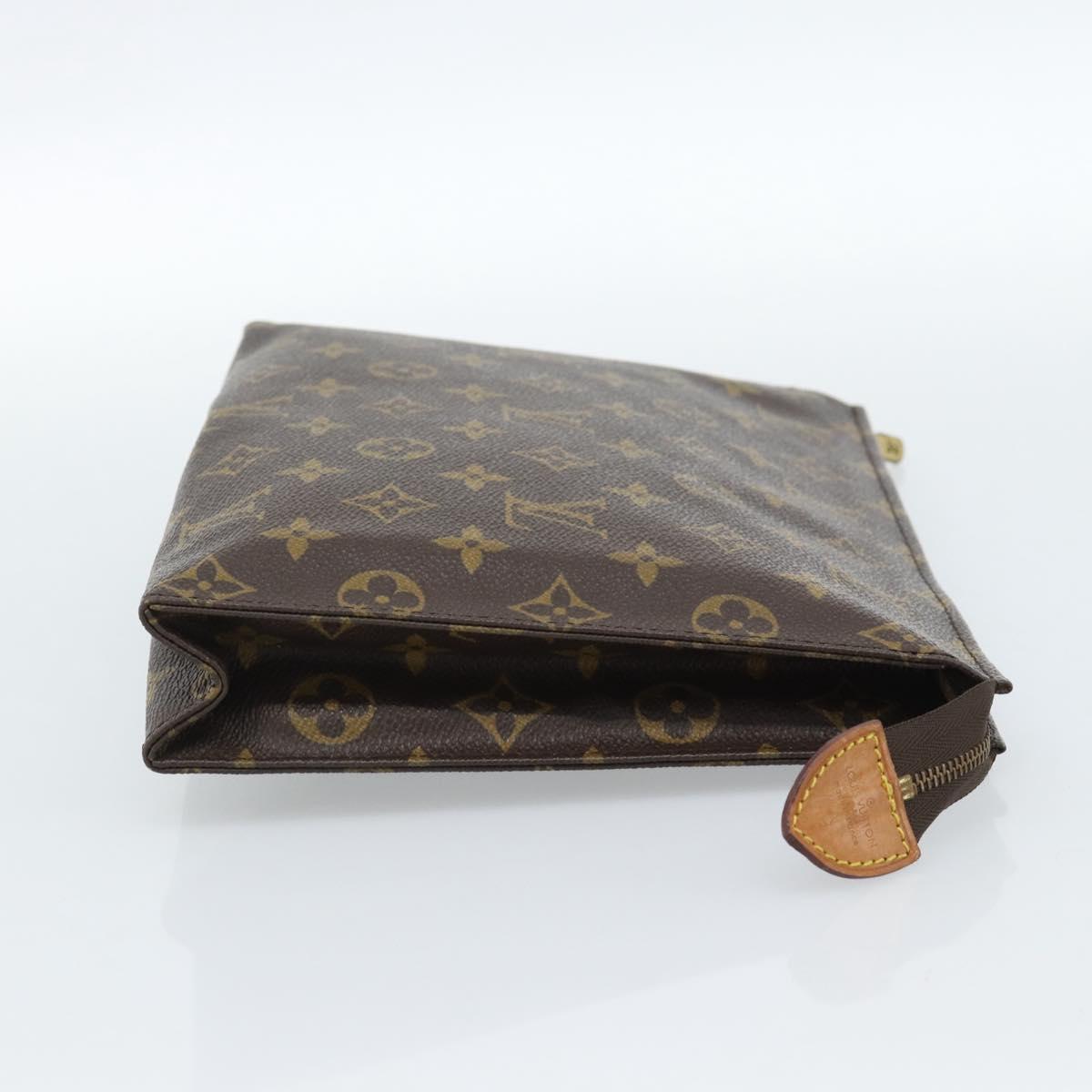 LOUIS VUITTON Monogram Poche Toilette 26 Pouch M47542 LV Auth ep14675A