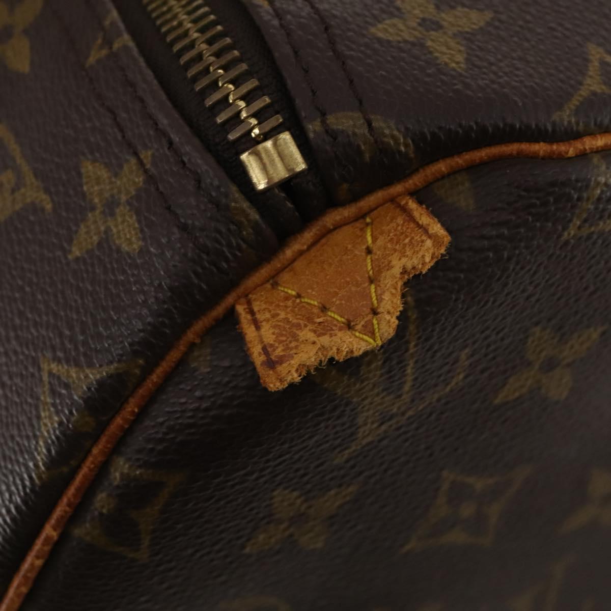 LOUIS VUITTON Monogram Keepall 55 Boston Bag M41424 LV Auth ep14676