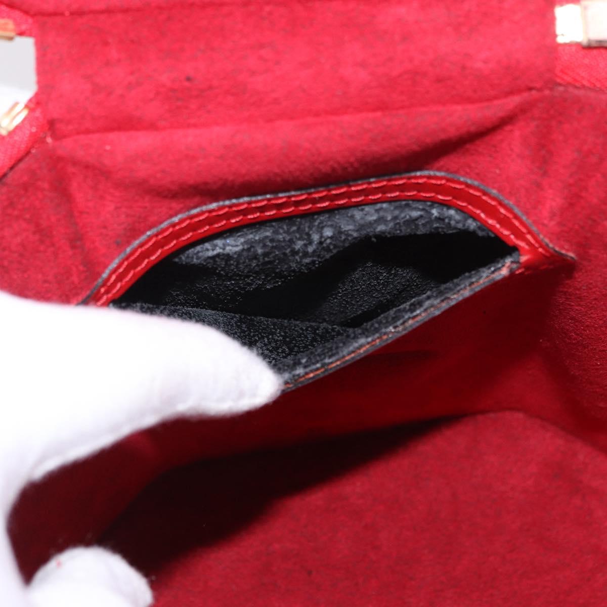 LOUIS VUITTON Epi Cannes Hand Bag Red M48037 LV Auth ep14692