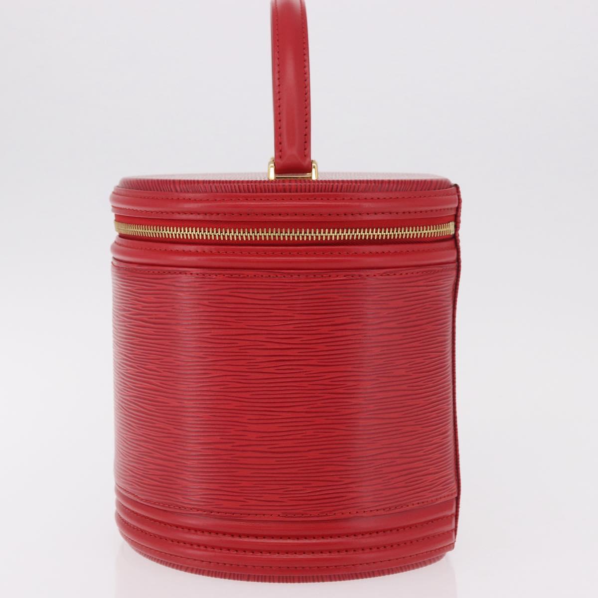 LOUIS VUITTON Epi Cannes Hand Bag Red M48037 LV Auth ep14692