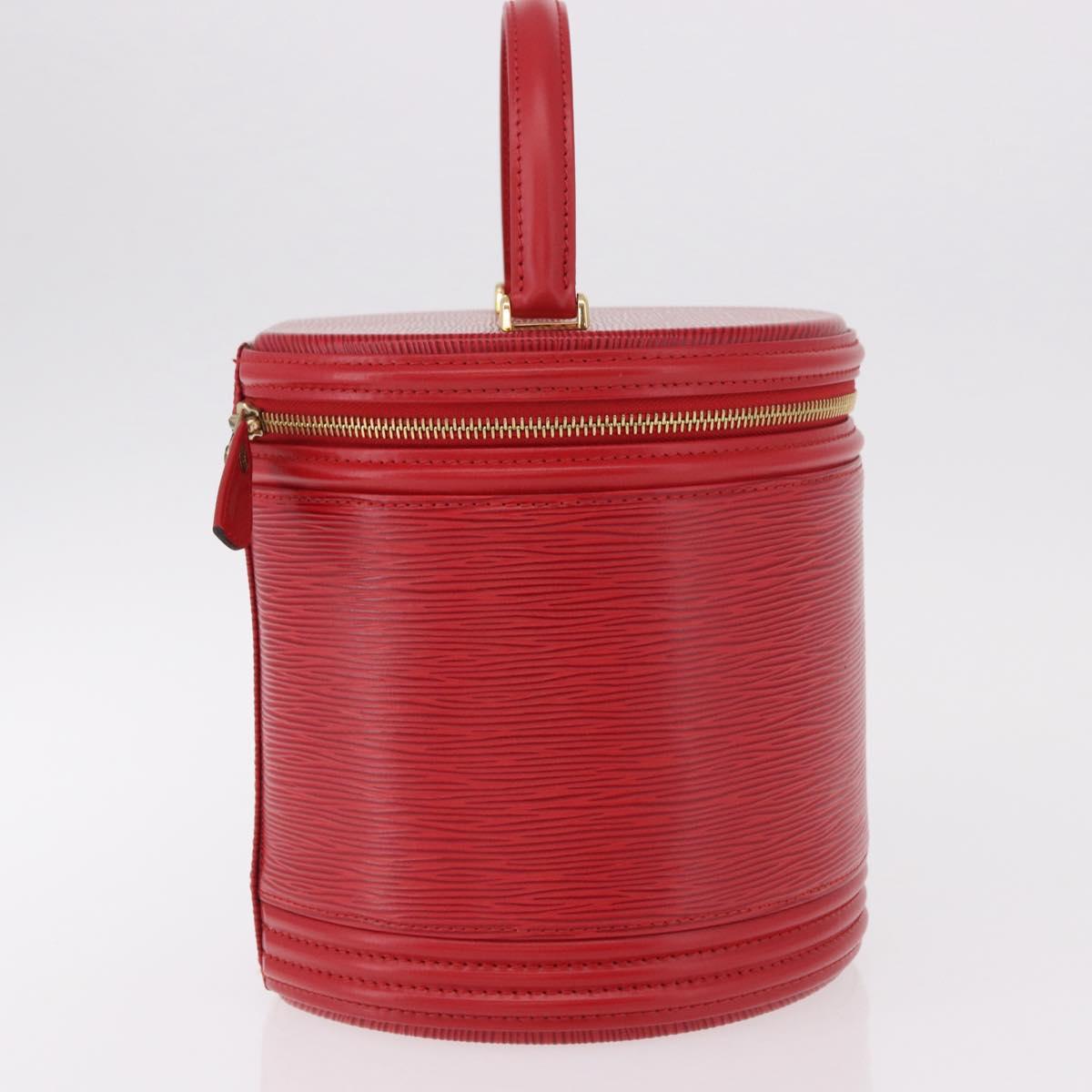 LOUIS VUITTON Epi Cannes Hand Bag Red M48037 LV Auth ep14692