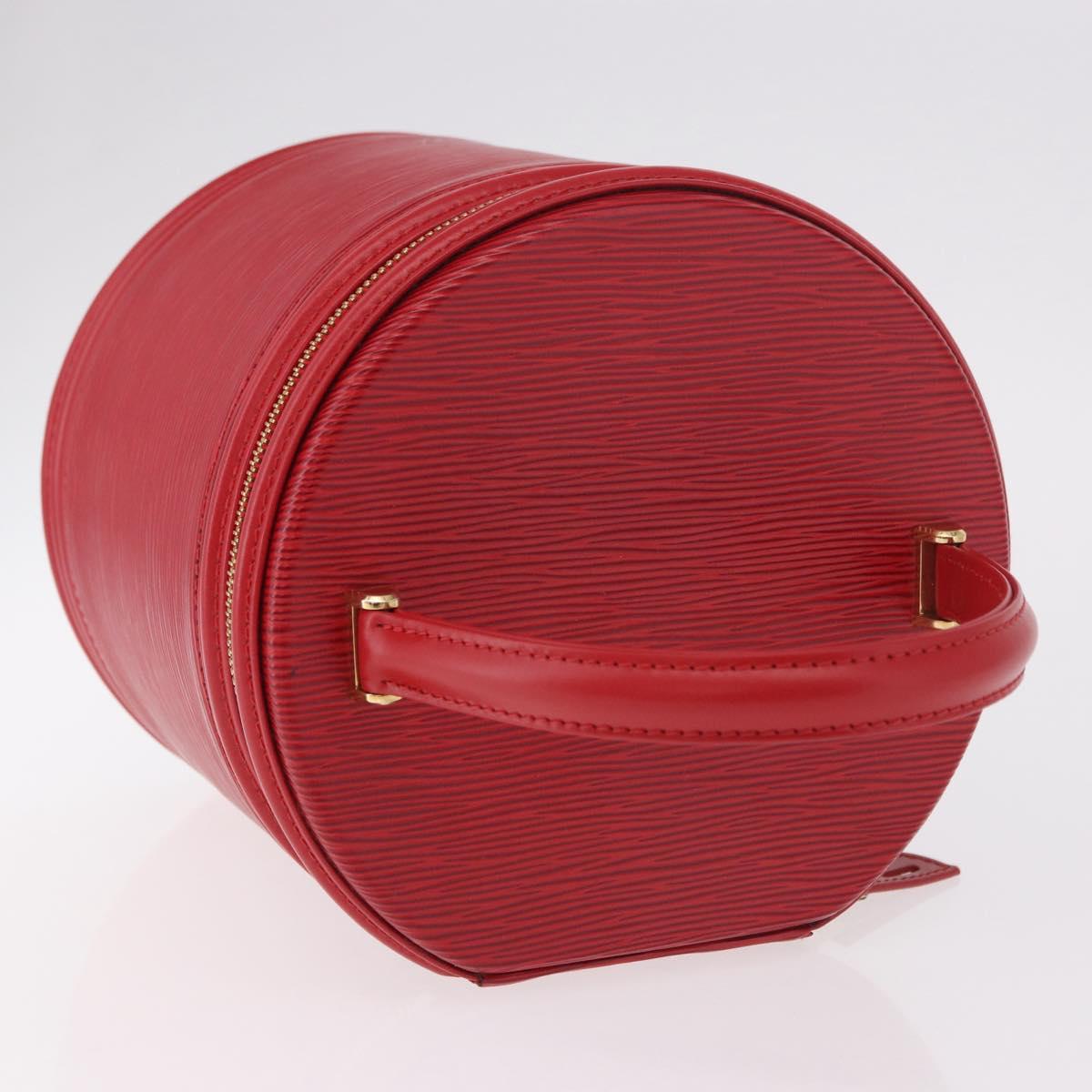 LOUIS VUITTON Epi Cannes Hand Bag Red M48037 LV Auth ep14692
