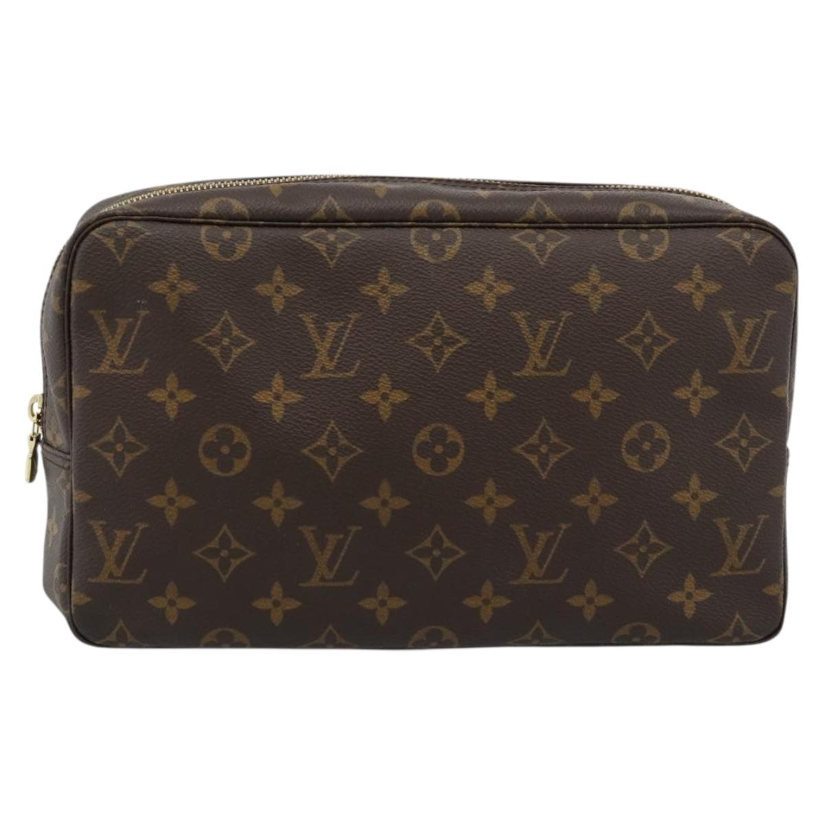 LOUIS VUITTON Monogram Trousse Toilette 28 Clutch Bag M47522 LV Auth ep14696