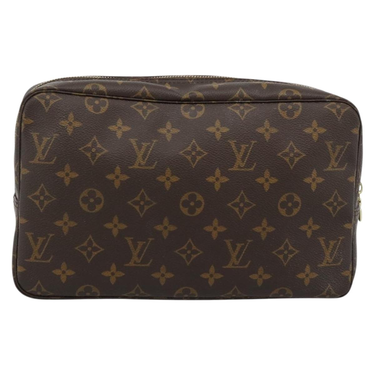 LOUIS VUITTON Monogram Trousse Toilette 28 Clutch Bag M47522 LV Auth ep14696