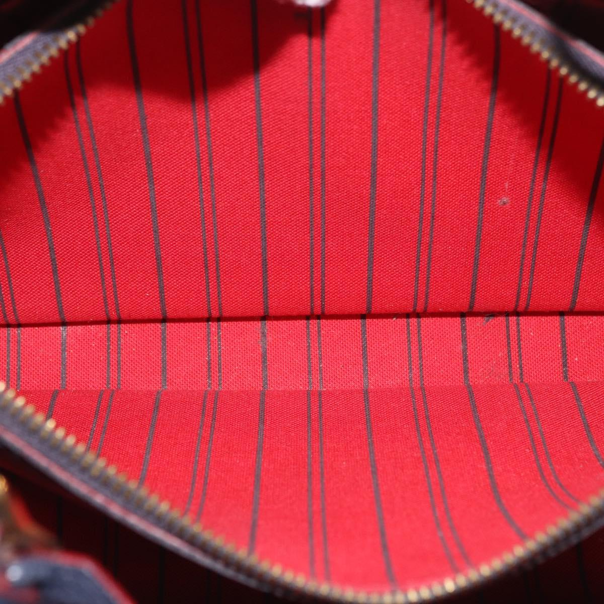 LOUIS VUITTON Empreinte Montaigne BB Bag 2way Marine Rouge M42726 Auth ep14703A