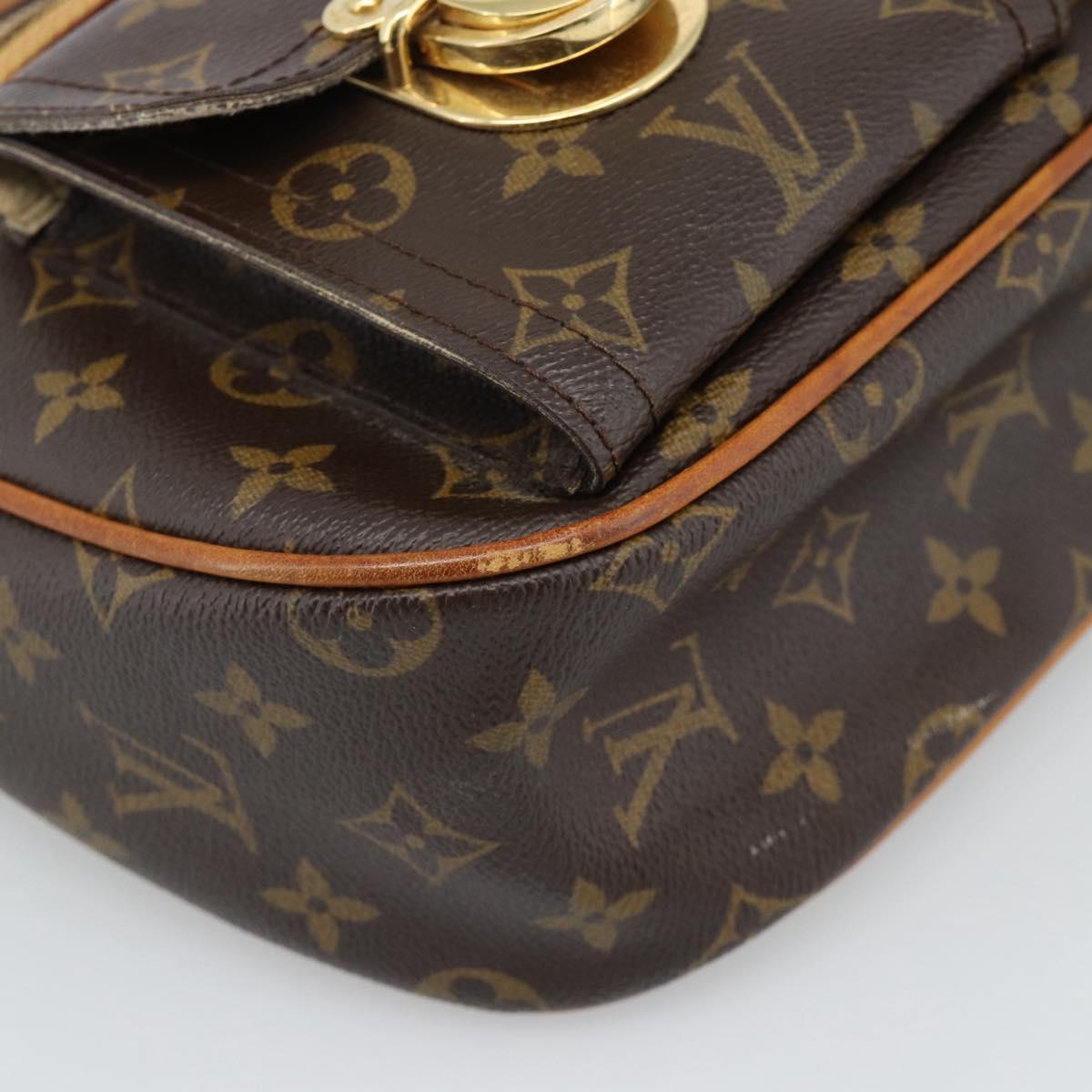 LOUIS VUITTON Monogram Hudson GM Shoulder Bag M40045 LV Auth ep14704