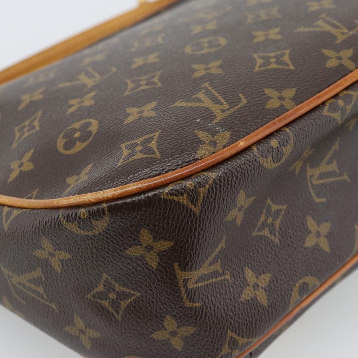LOUIS VUITTON Monogram Hudson GM Shoulder Bag M40045 LV Auth ep14704