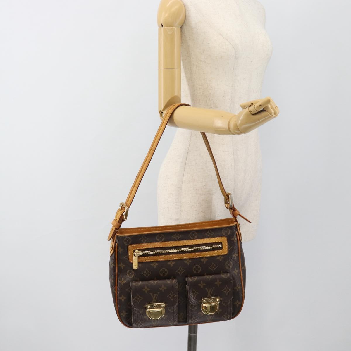 LOUIS VUITTON Monogram Hudson GM Shoulder Bag M40045 LV Auth ep14704