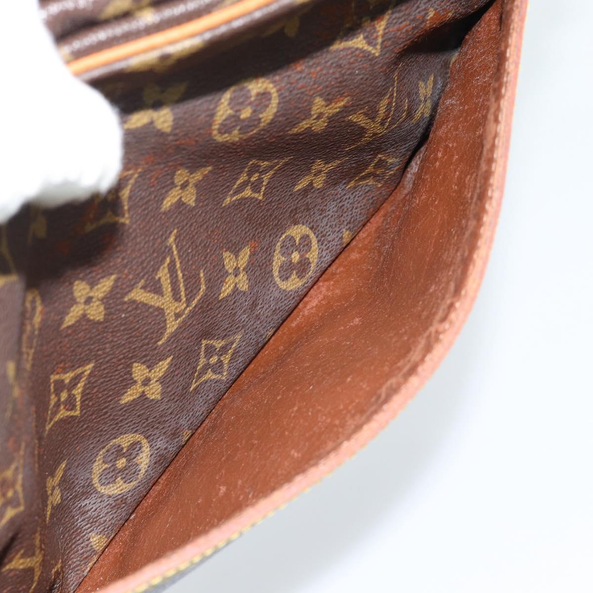 LOUIS VUITTON Monogram Compiegne 28 Clutch Bag M51845 LV Auth ep14714