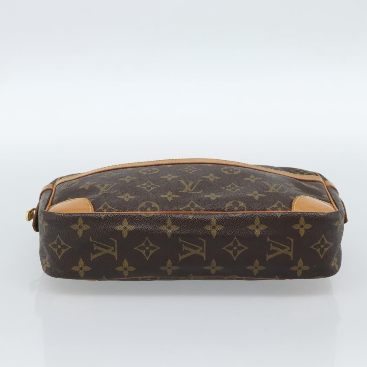 LOUIS VUITTON Monogram Compiegne 28 Clutch Bag M51845 LV Auth ep14714
