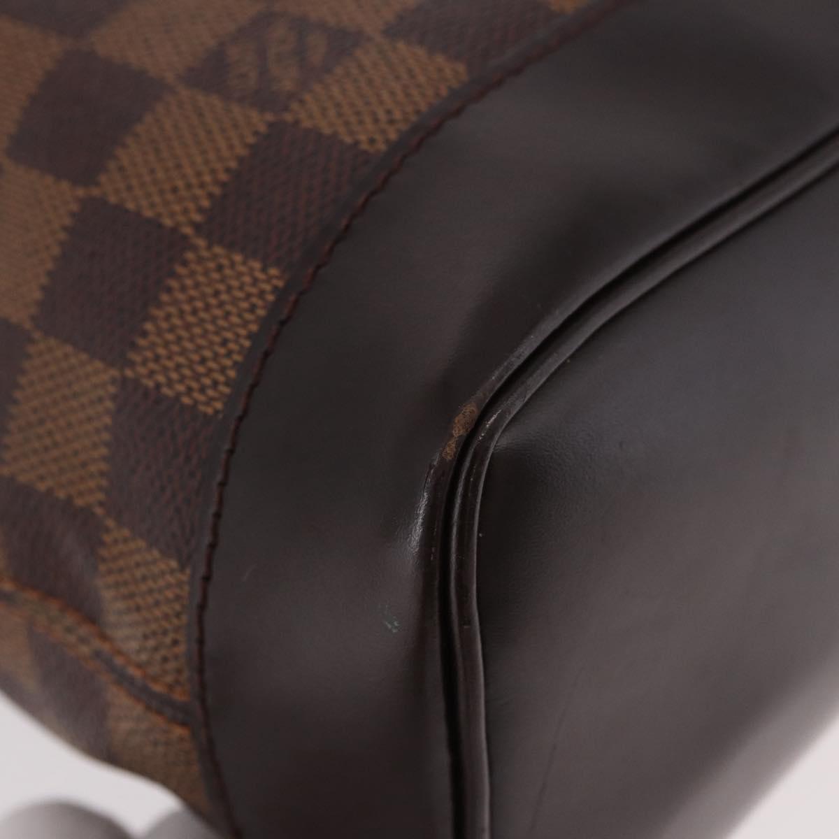 LOUIS VUITTON Damier Ebene Soho Backpack N51132 LV Auth ep14717
