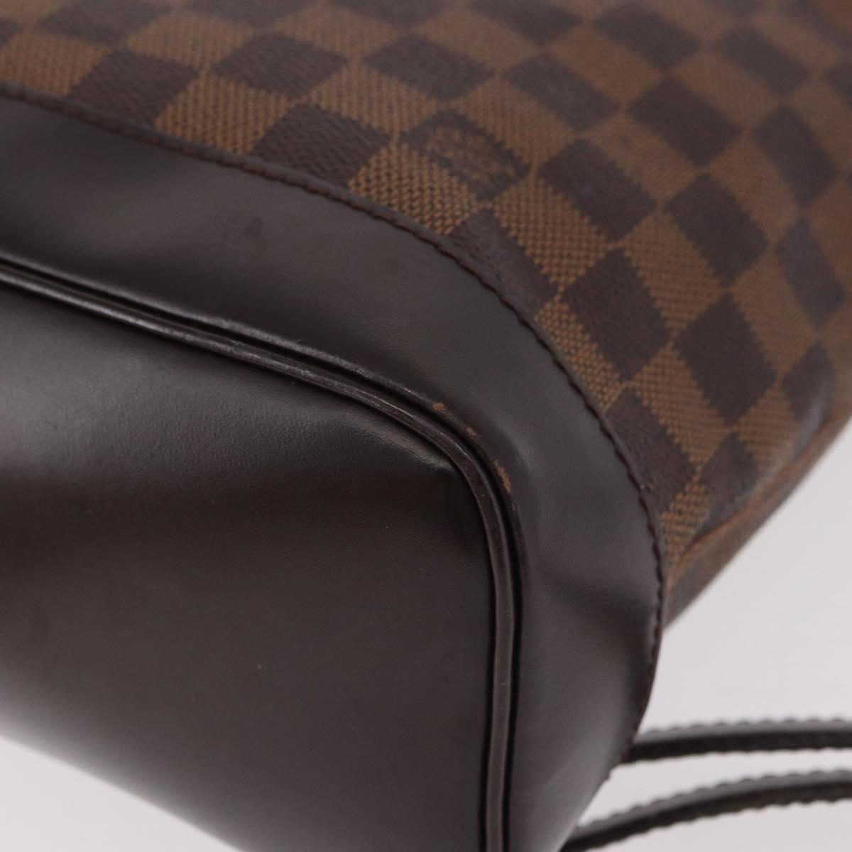 LOUIS VUITTON Damier Ebene Soho Backpack N51132 LV Auth ep14717