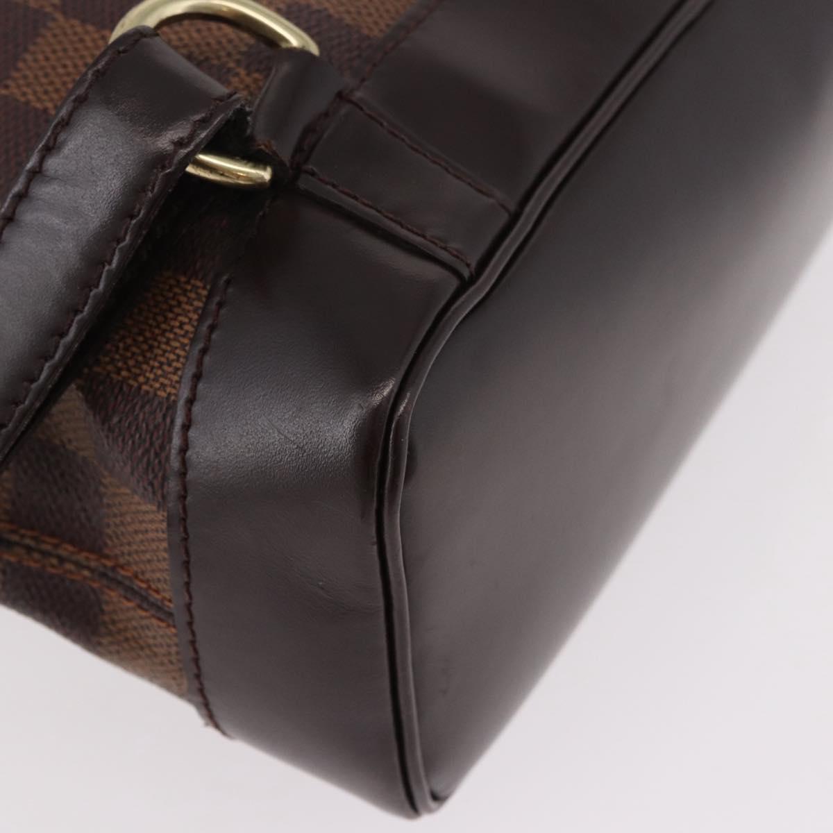 LOUIS VUITTON Damier Ebene Soho Backpack N51132 LV Auth ep14717