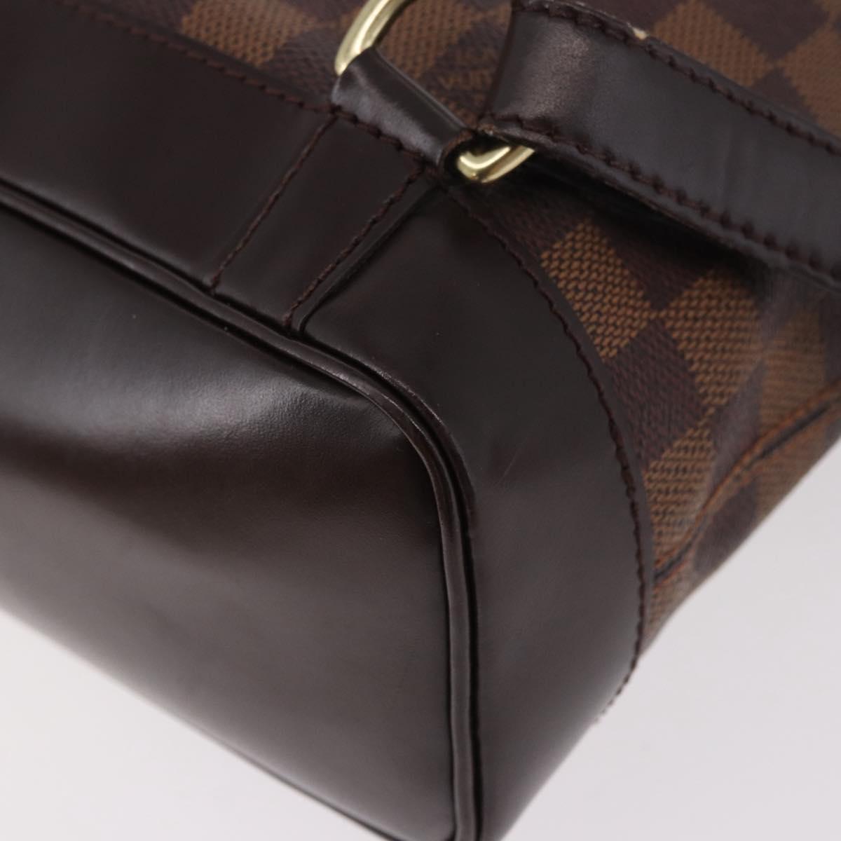 LOUIS VUITTON Damier Ebene Soho Backpack N51132 LV Auth ep14717