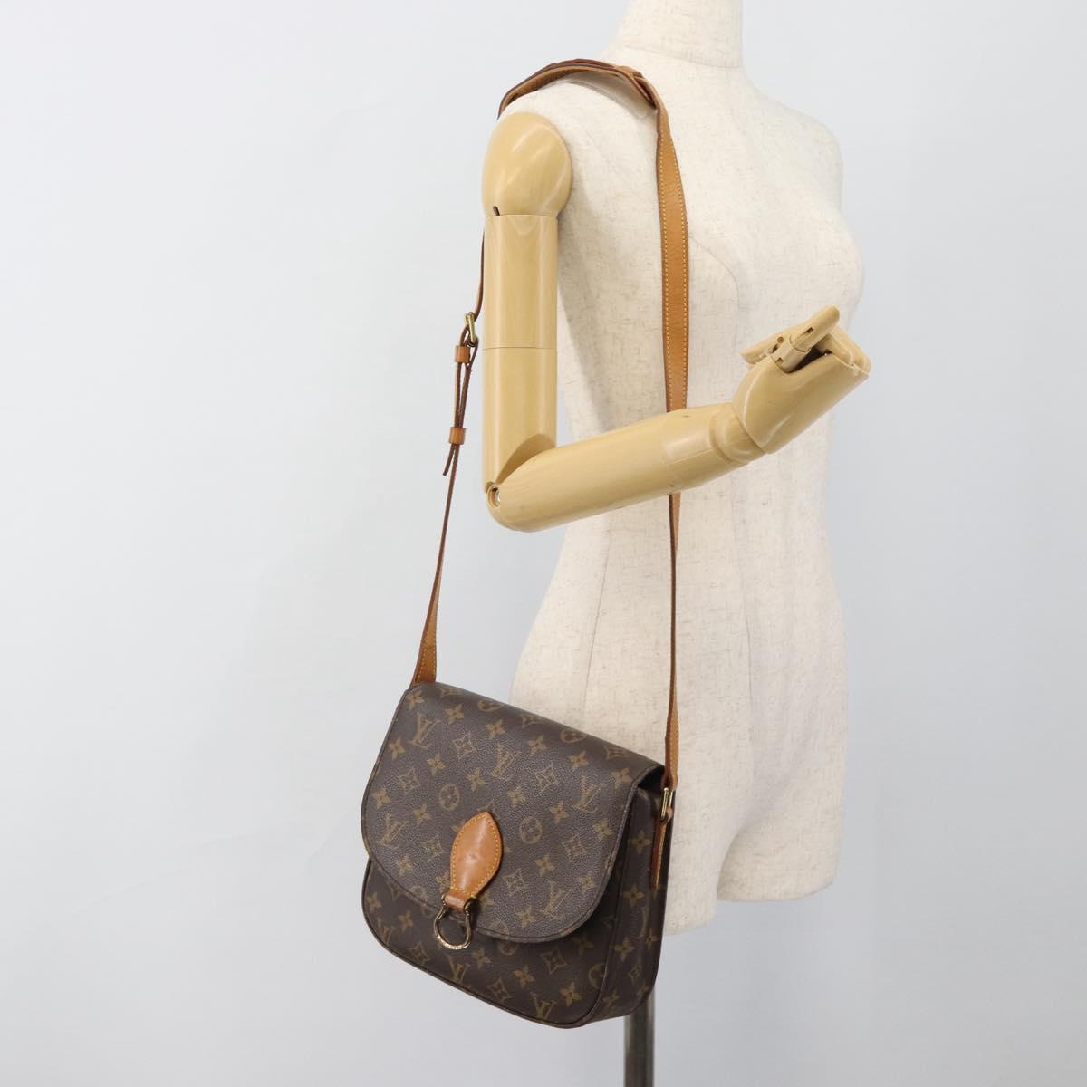 LOUIS VUITTON Monogram Saint Cloud GM Shoulder Bag M51242 LV Auth ep14718