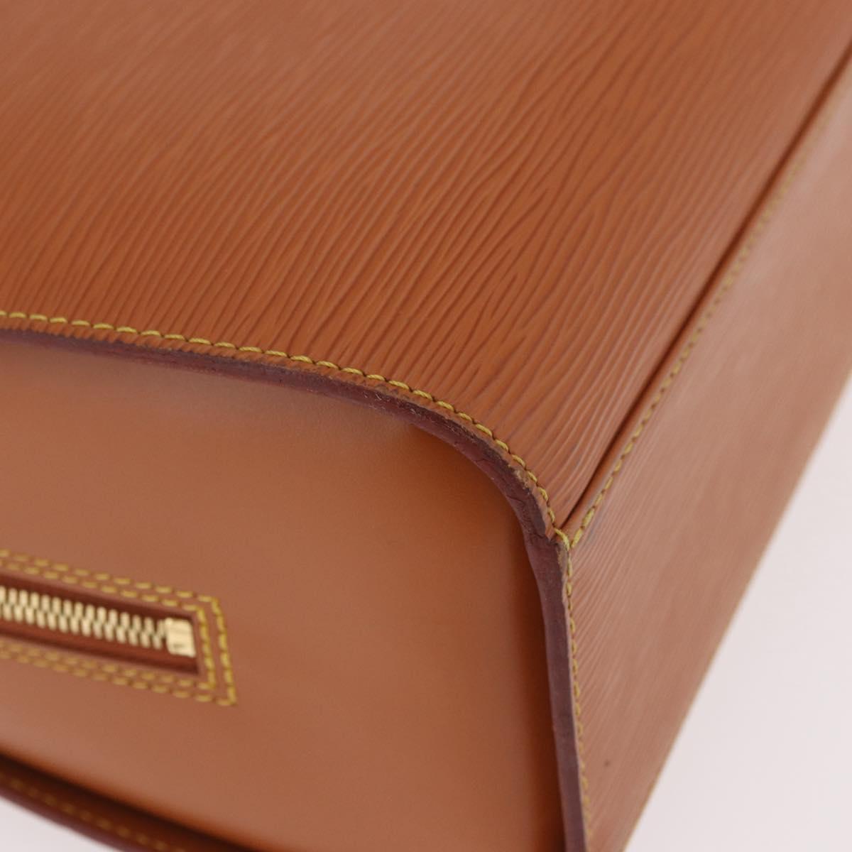LOUIS VUITTON Epi Sorbonne Hand Bag Brown M54513 LV Auth ep14721A