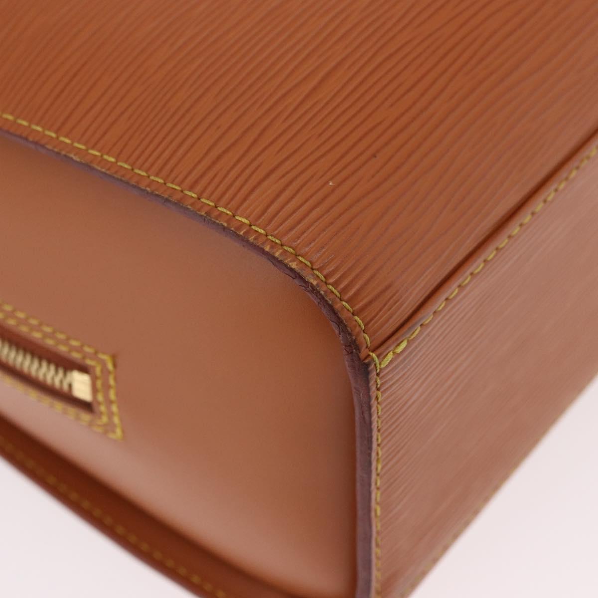 LOUIS VUITTON Epi Sorbonne Hand Bag Brown M54513 LV Auth ep14721A