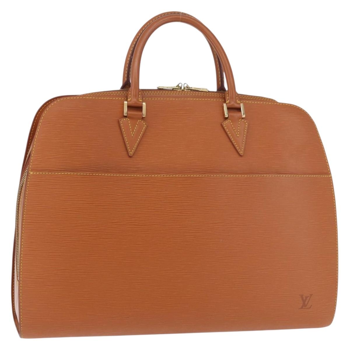 LOUIS VUITTON Epi Sorbonne Hand Bag Brown M54513 LV Auth ep14721A