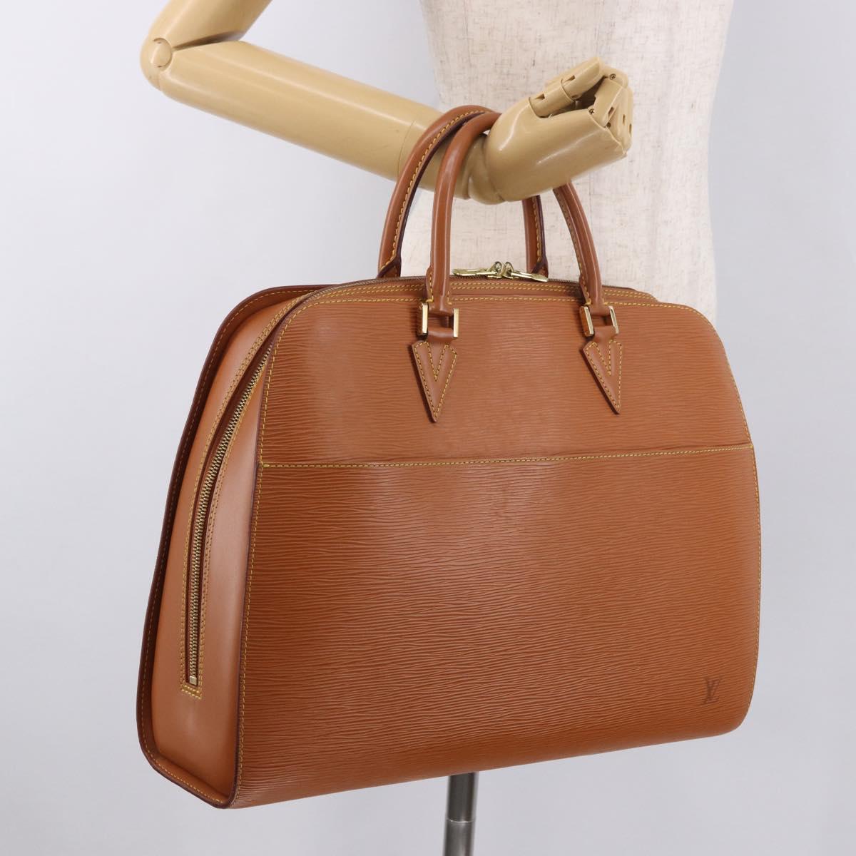 LOUIS VUITTON Epi Sorbonne Hand Bag Brown M54513 LV Auth ep14721A