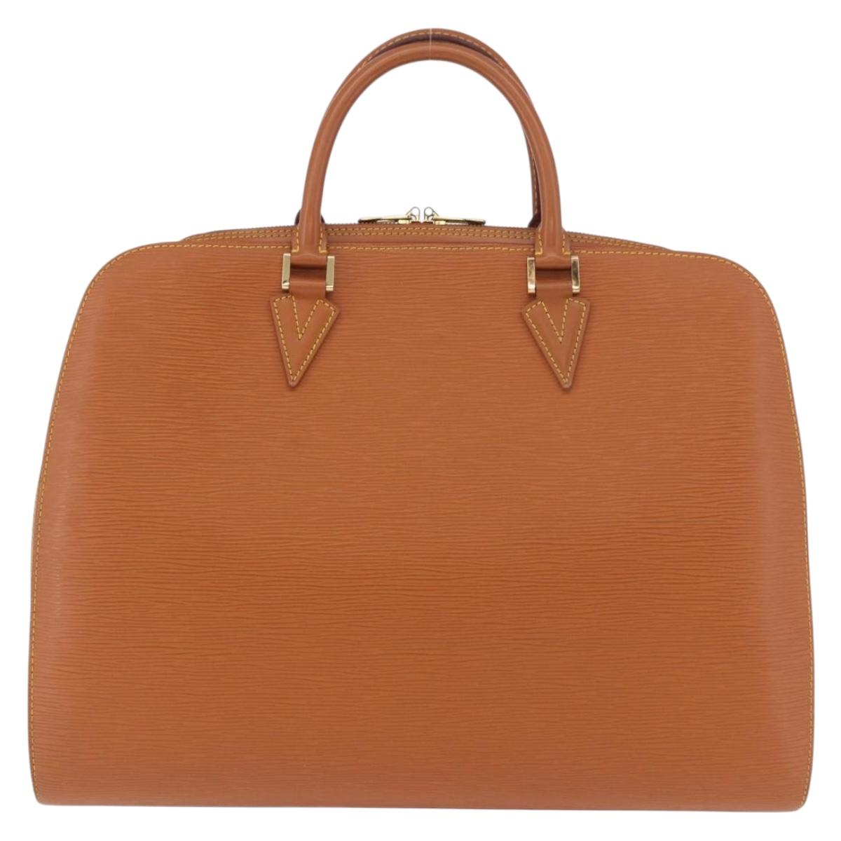 LOUIS VUITTON Epi Sorbonne Hand Bag Brown M54513 LV Auth ep14721A