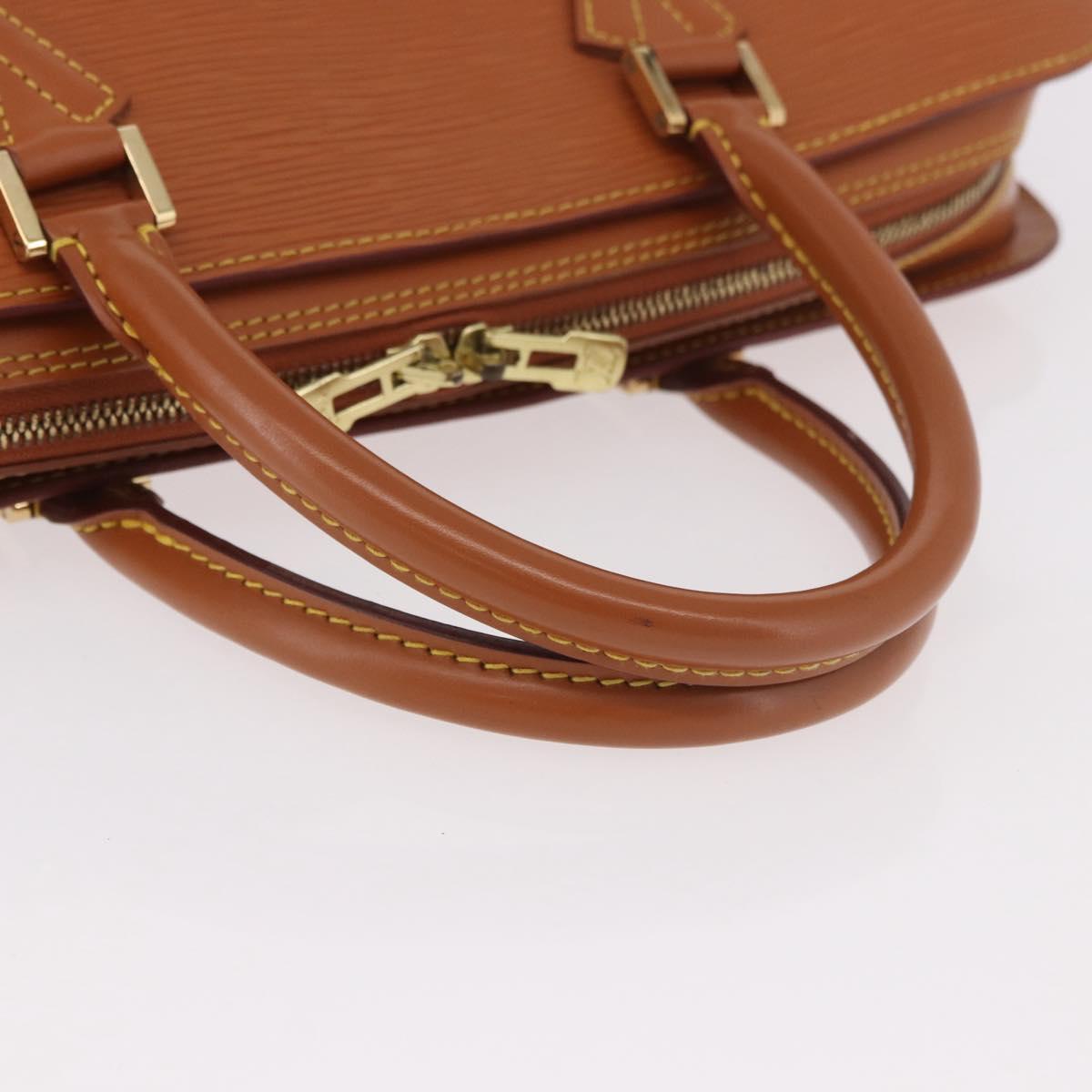 LOUIS VUITTON Epi Sorbonne Hand Bag Brown M54513 LV Auth ep14721A