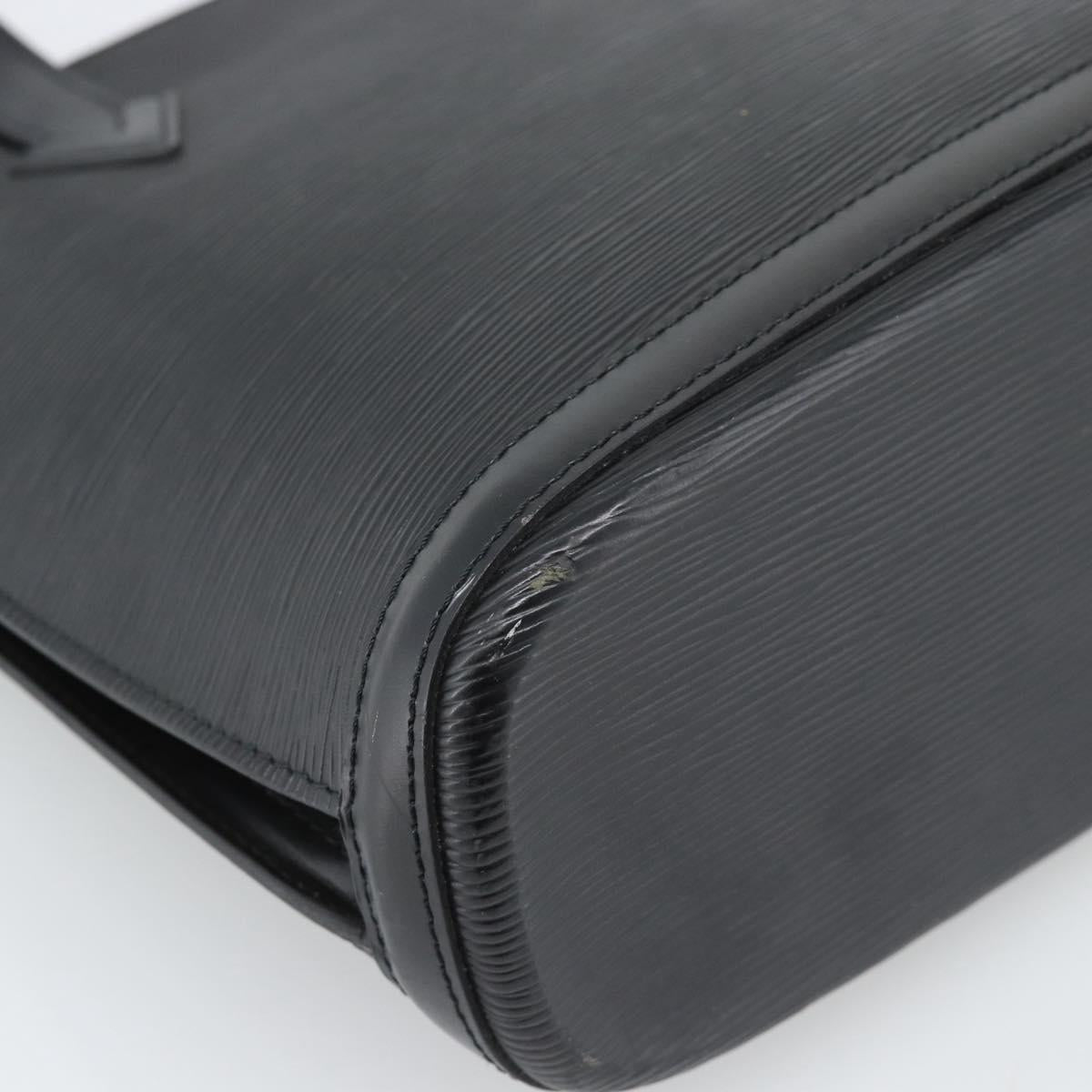 LOUIS VUITTON Epi Lussac Shoulder Bag Black M52282 LV Auth ep14722