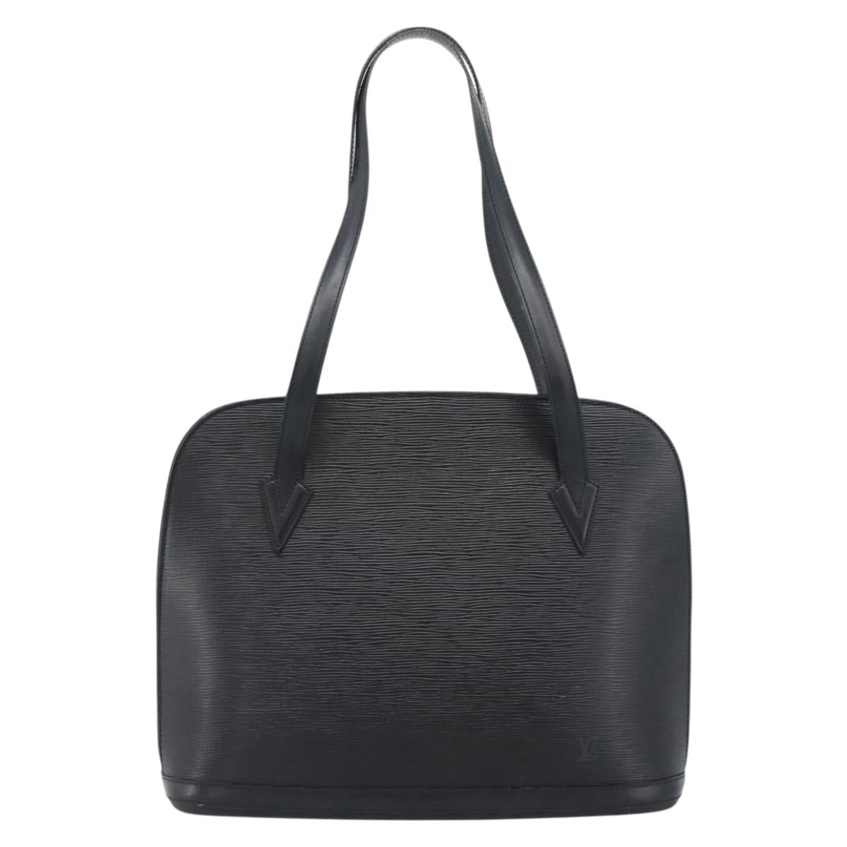 LOUIS VUITTON Epi Lussac Shoulder Bag Black M52282 LV Auth ep14722