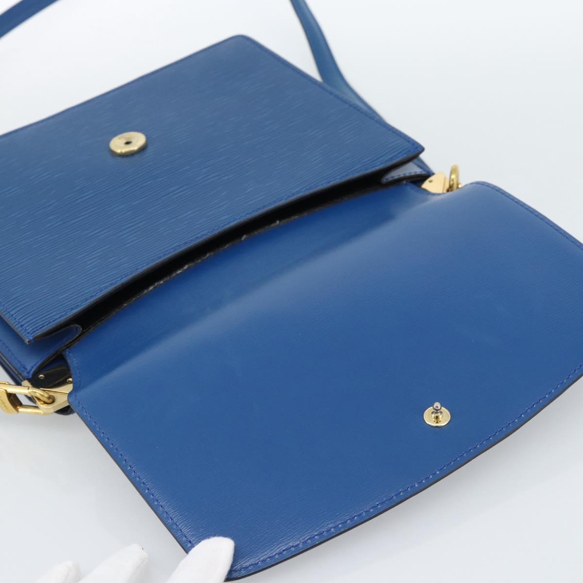 LOUIS VUITTON Epi Grenel Shoulder Bag Blue M52362 LV Auth ep14723