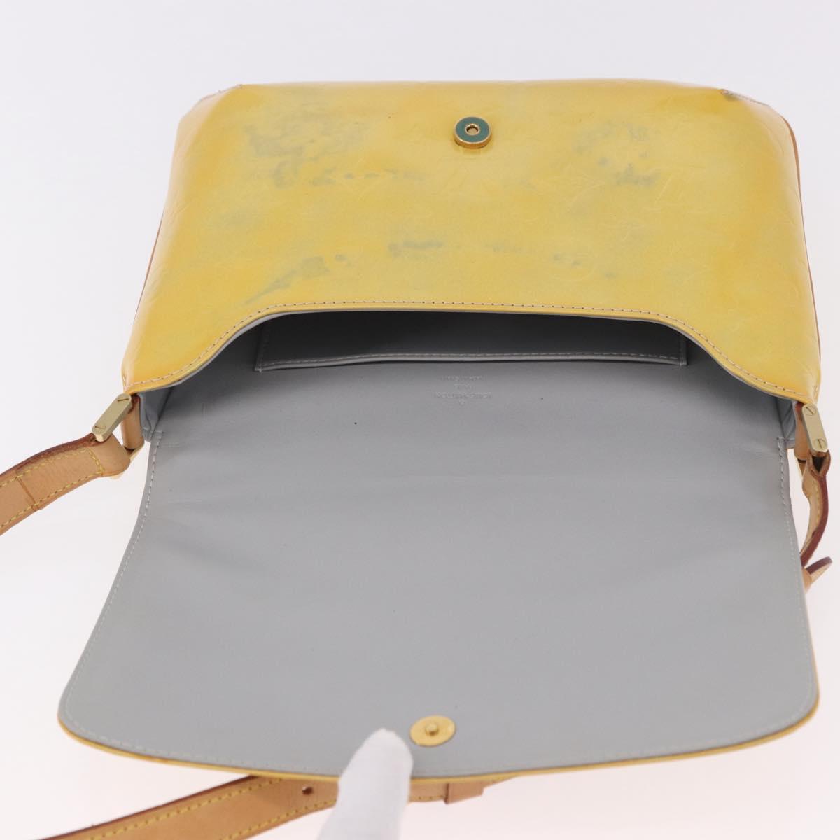LOUIS VUITTON Monogram Vernis Thompson Street Bag Gris M91008 LV Auth ep14728