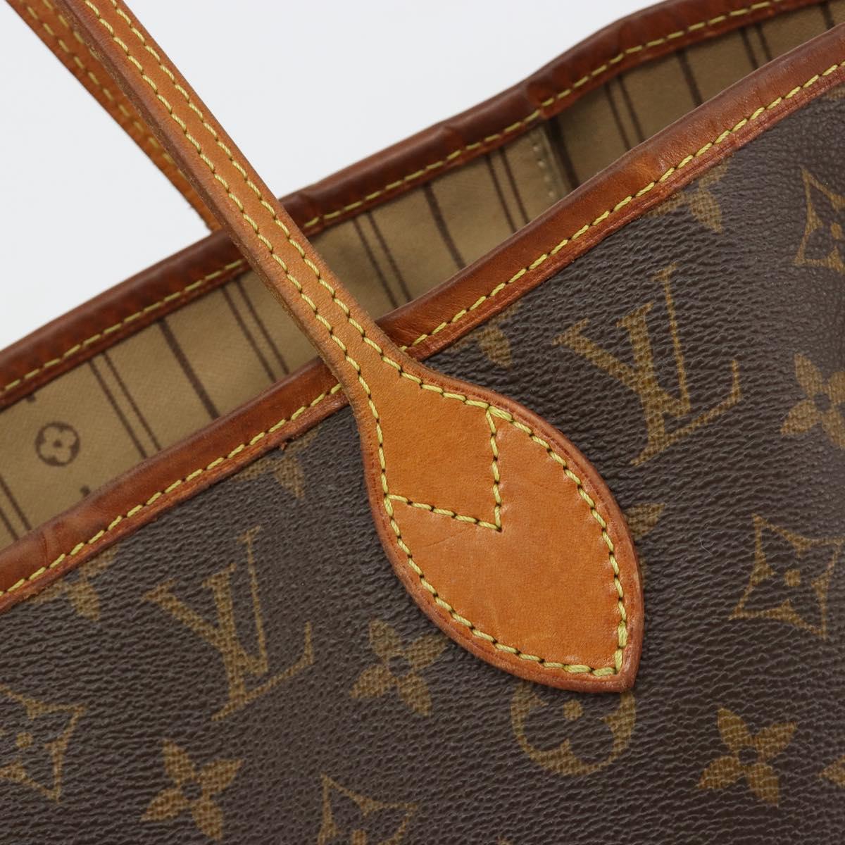 LOUIS VUITTON Monogram Neverfull MM Tote Bag M40156 LV Auth ep14733
