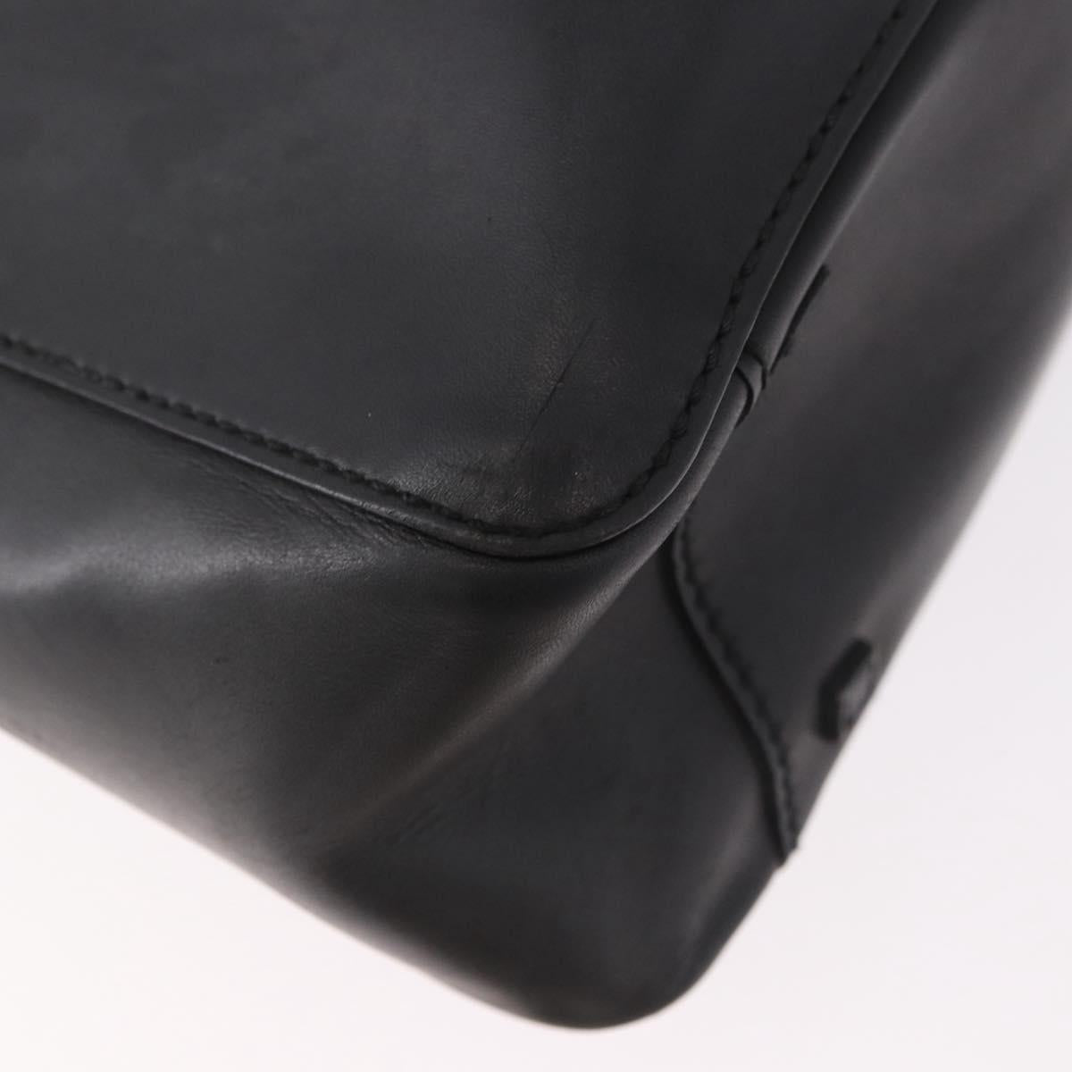 GUCCI Tote Bag Leather Black 94898 Auth ep14738