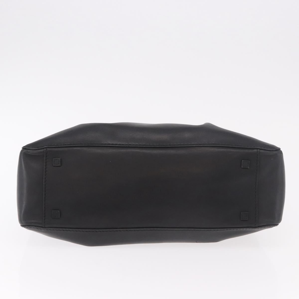GUCCI Tote Bag Leather Black 94898 Auth ep14738